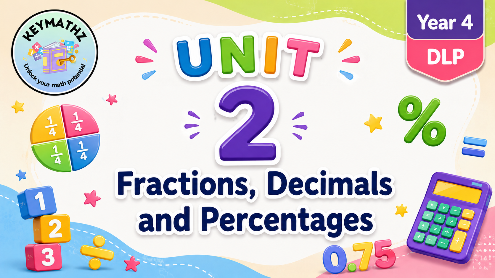 Y4U2: Fractions, Decimals and Percentages